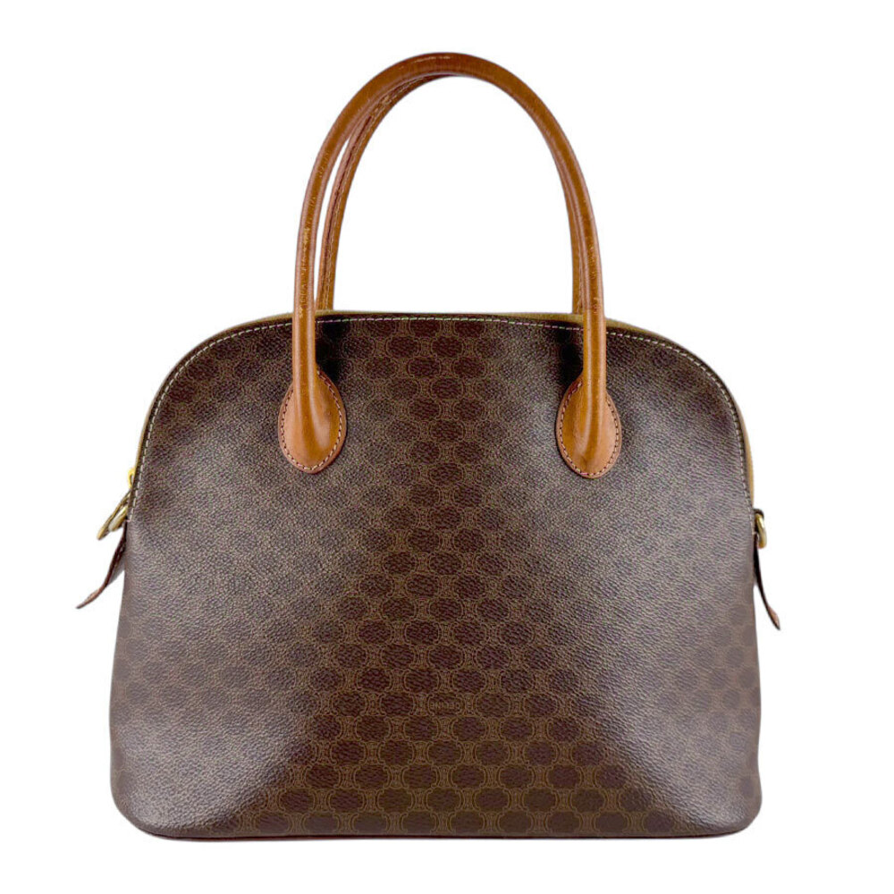Celine handbag Macadam canvas brown